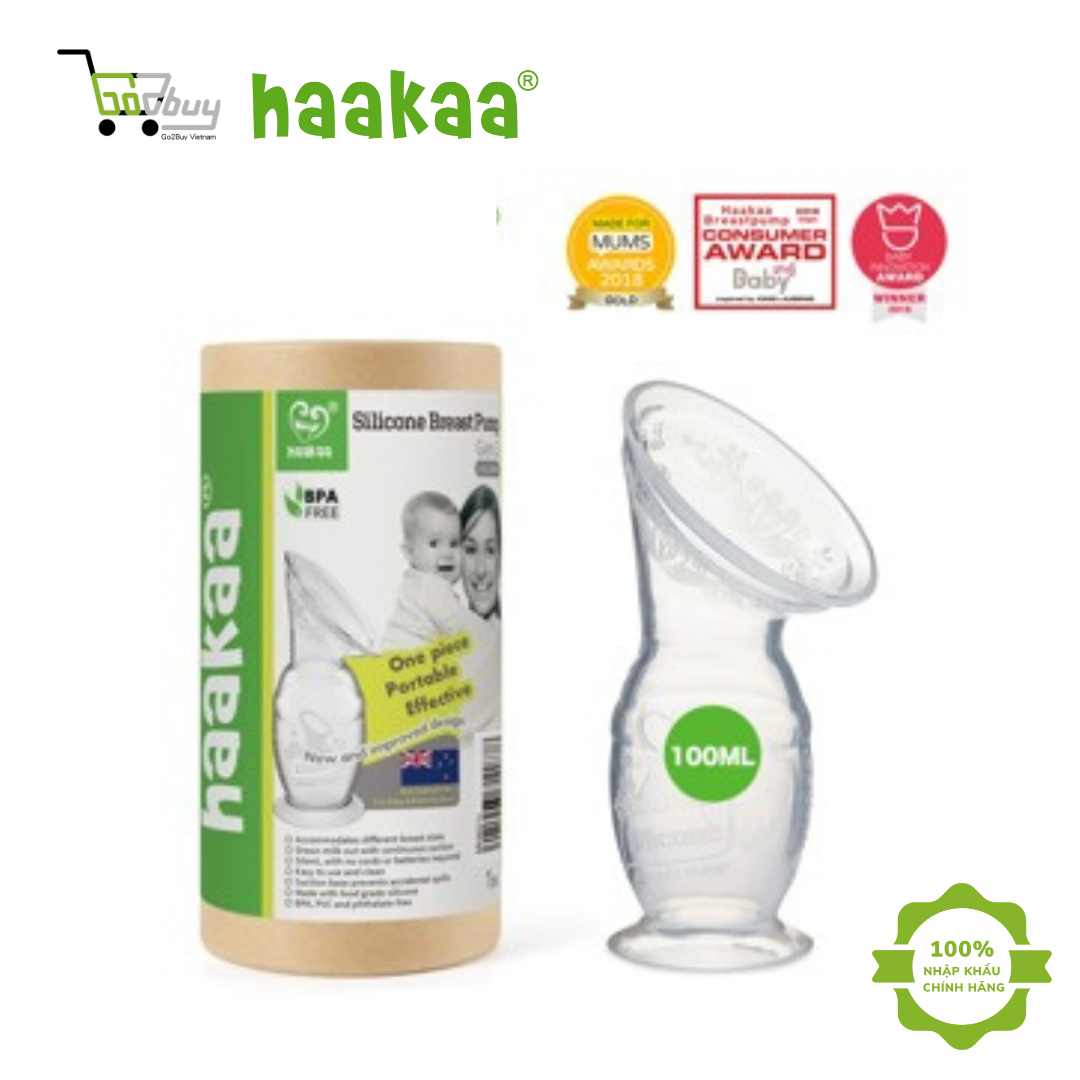 Cốc hứng sữa Gen.2 Haakaa , Chất liệu 100% silicone cao cấp
