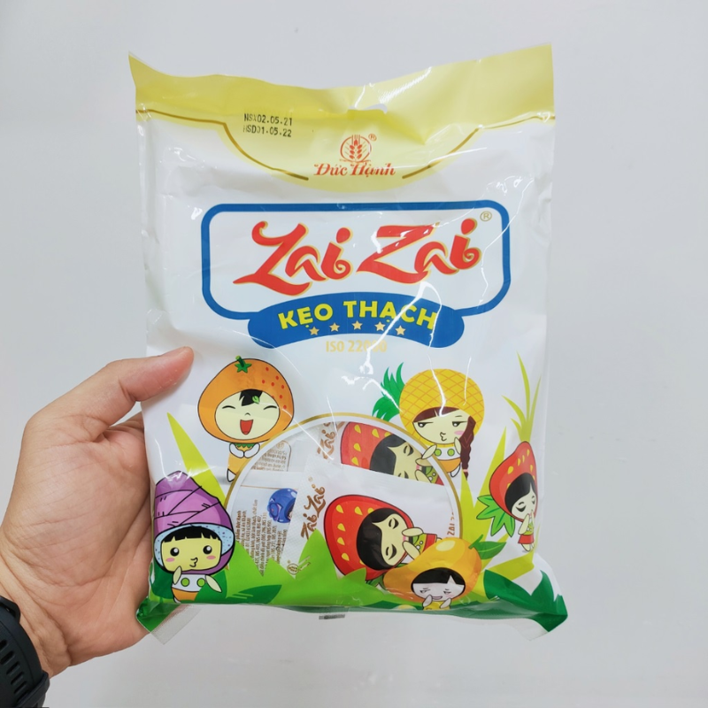 THẠCH ZAI ZAI DẠNG NGẮN GÓI 350G