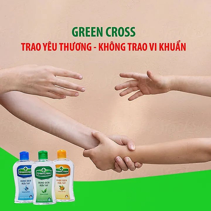 Combo 6 chai Dung Dịch Rửa Tay  GREENCROSS - chai 70ml