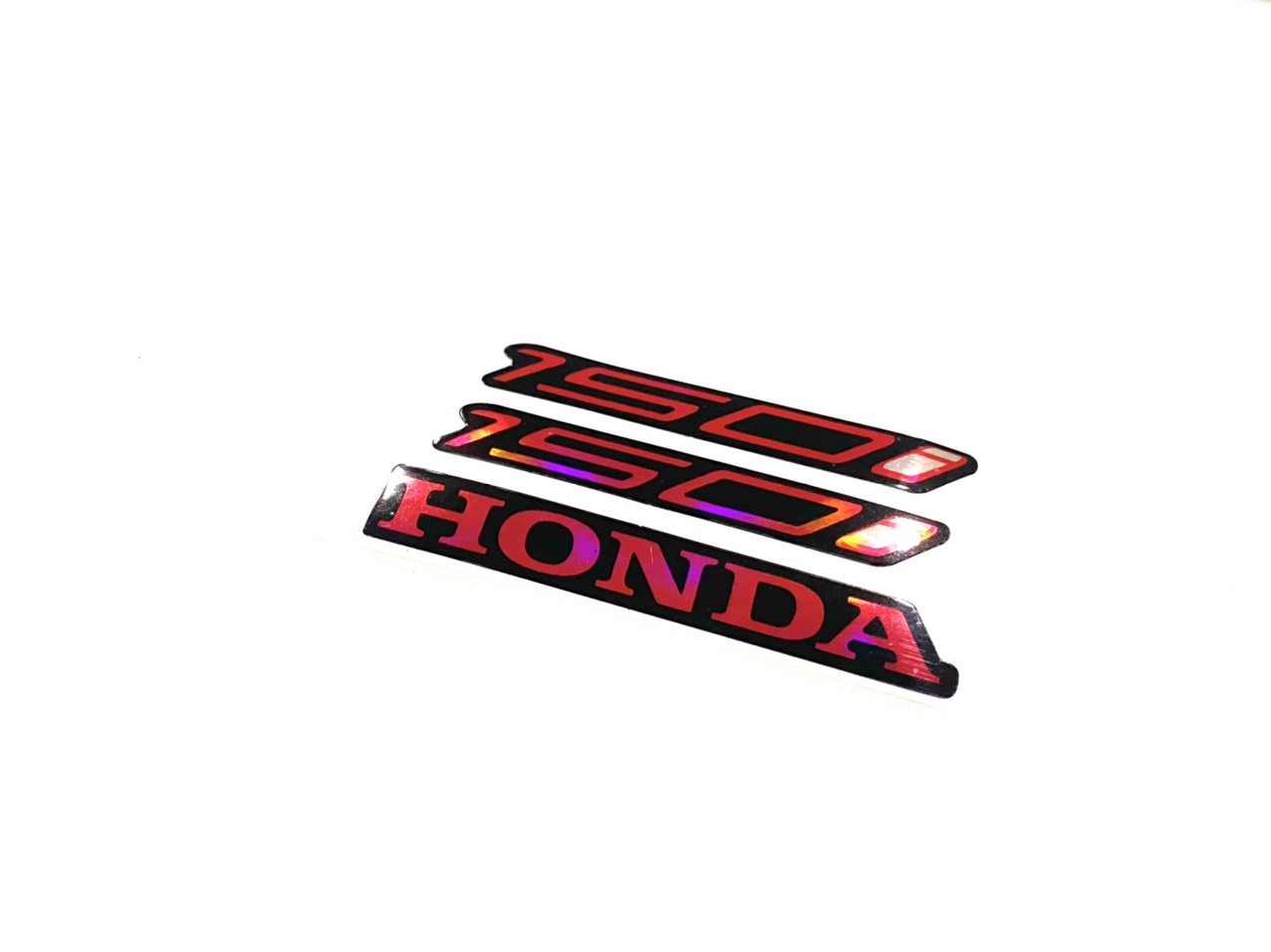 SET TEM DÁN XE MÁY CHỮ HONDA 150I ( 3 CHỮ )