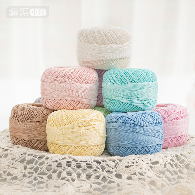 Sợi lace cotton Ruyi  -  Cuộn 50gr