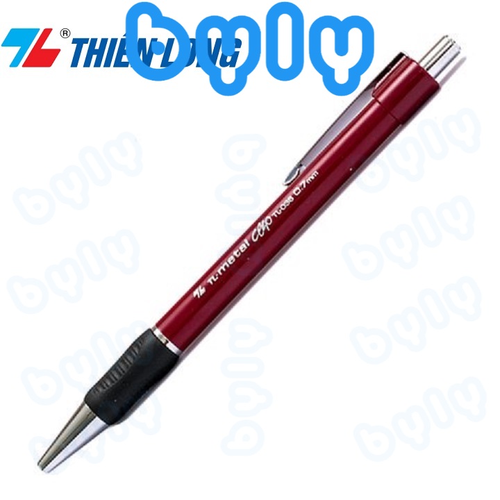 Bút bi bấm Thiên Long Metal Clip TL-036 ngòi 0.7mm viết êm mực ra đều và liên tục hàng chính hãng