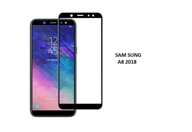 Kính cường lực full keo full màn hình 9D cho Sam sung galaxy A8 2018
