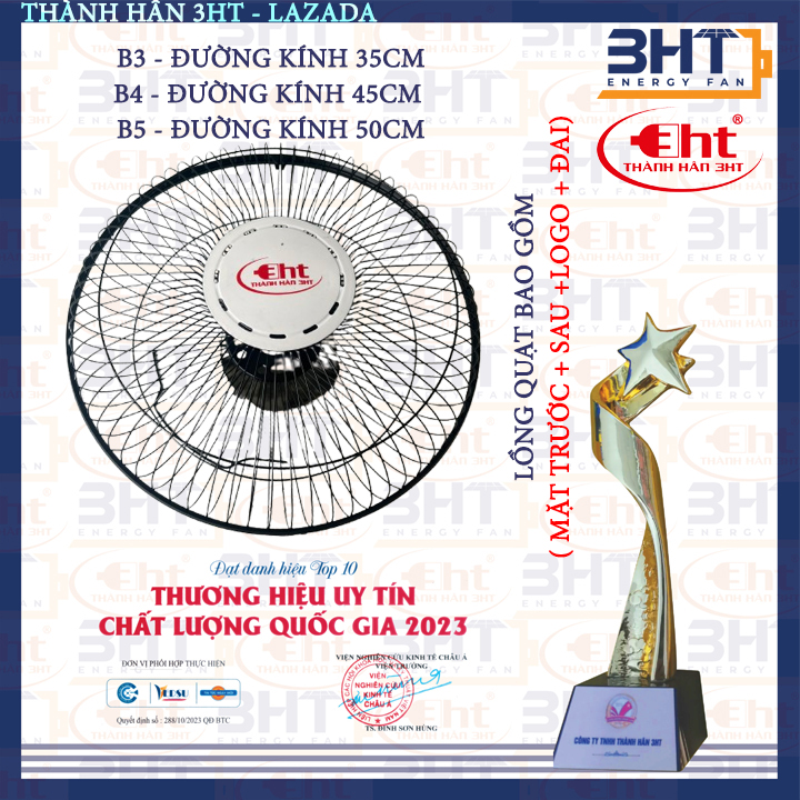 6 Bộ lồng quạt, 30cm và 40cm.