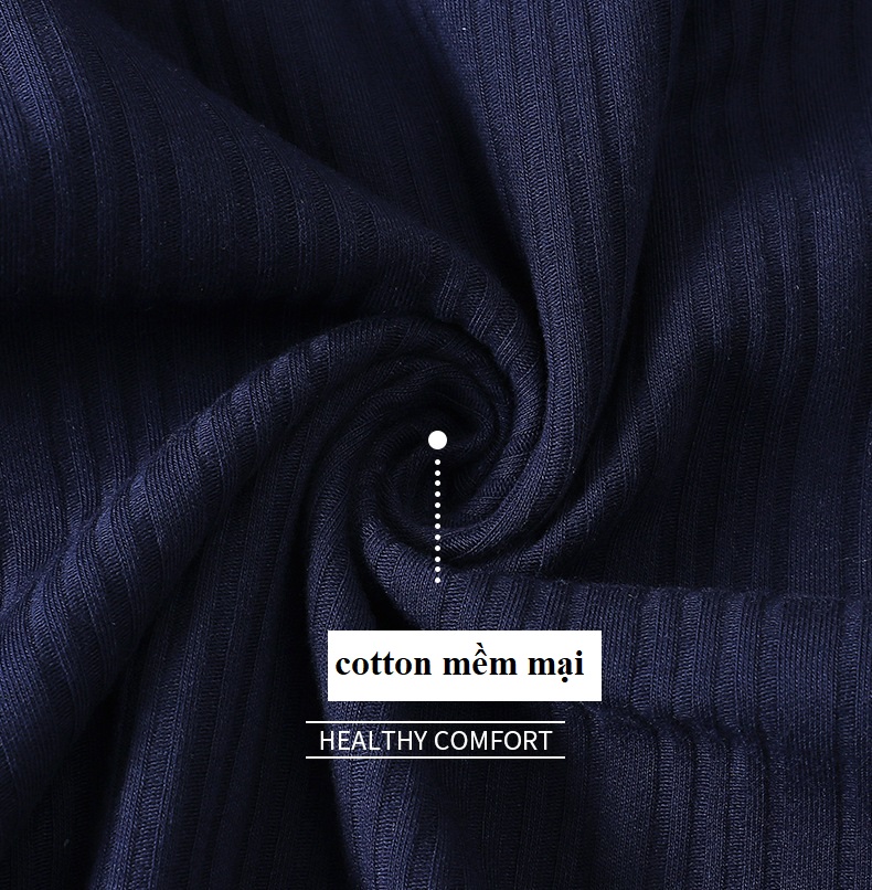 Bộ pyzama vải cho ông già, cotton 100%