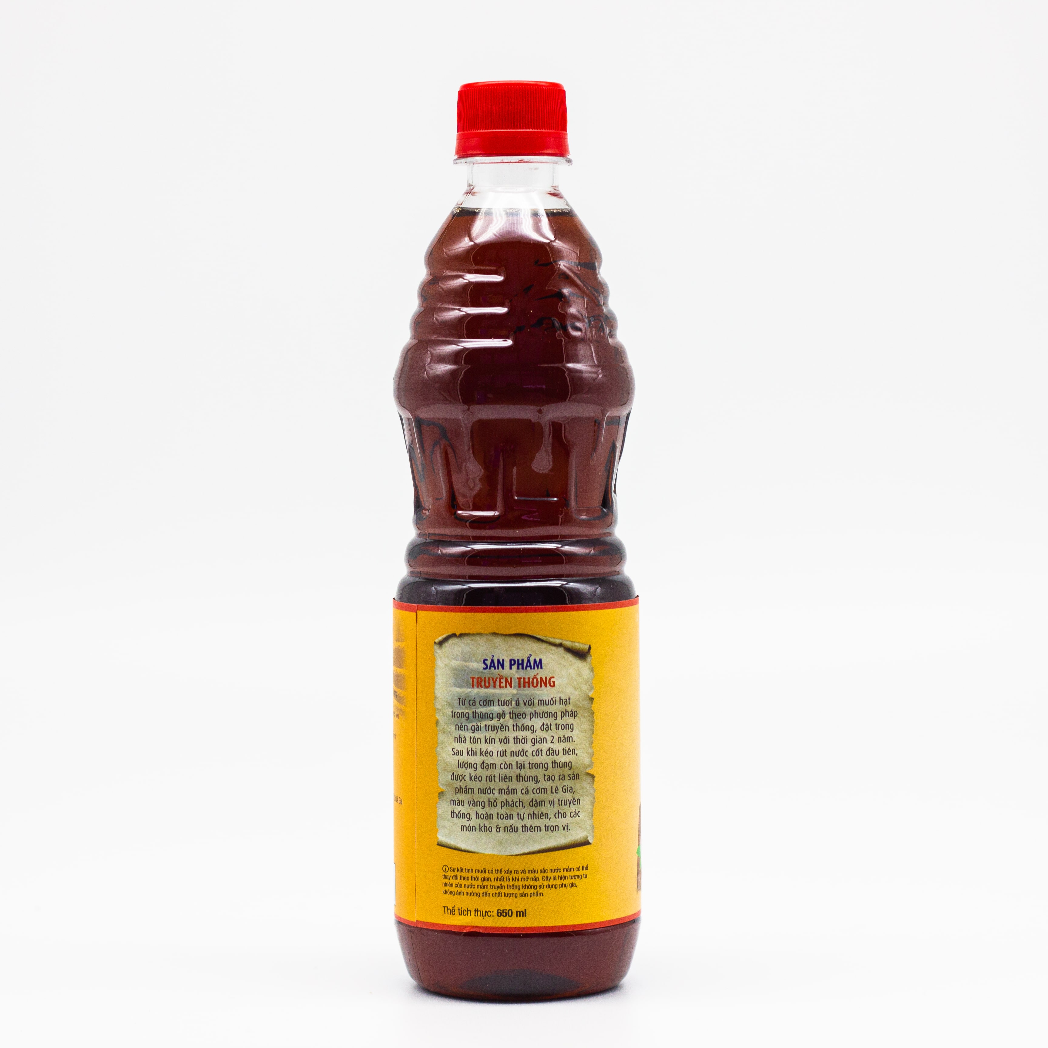 Nước mắm cá cơm Lê Gia chai nhựa pet 650ml