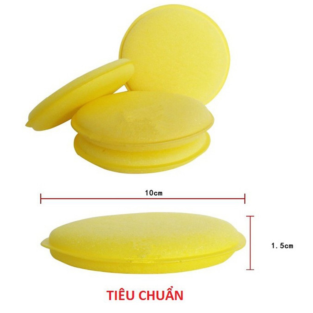 Mút Xốp Bọt Biển Hình Tròn Đánh Bóng Xe 10cm
