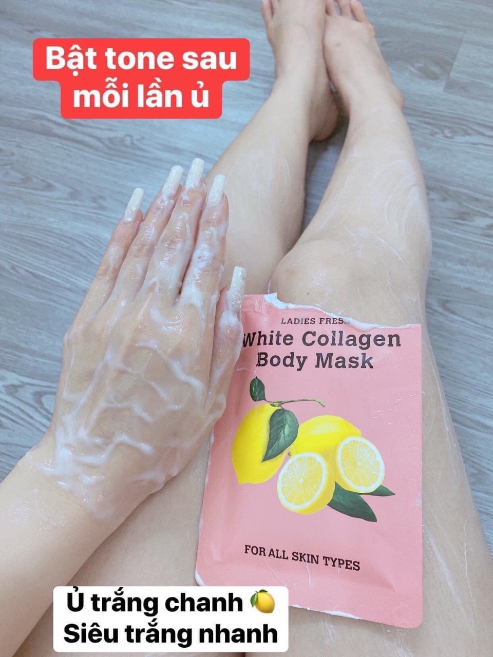 Ủ trắng chanh Collagen