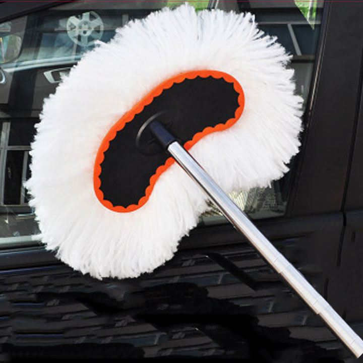 Cây Lau Chùi Rửa Ô Tô Cán Dài 128Cm