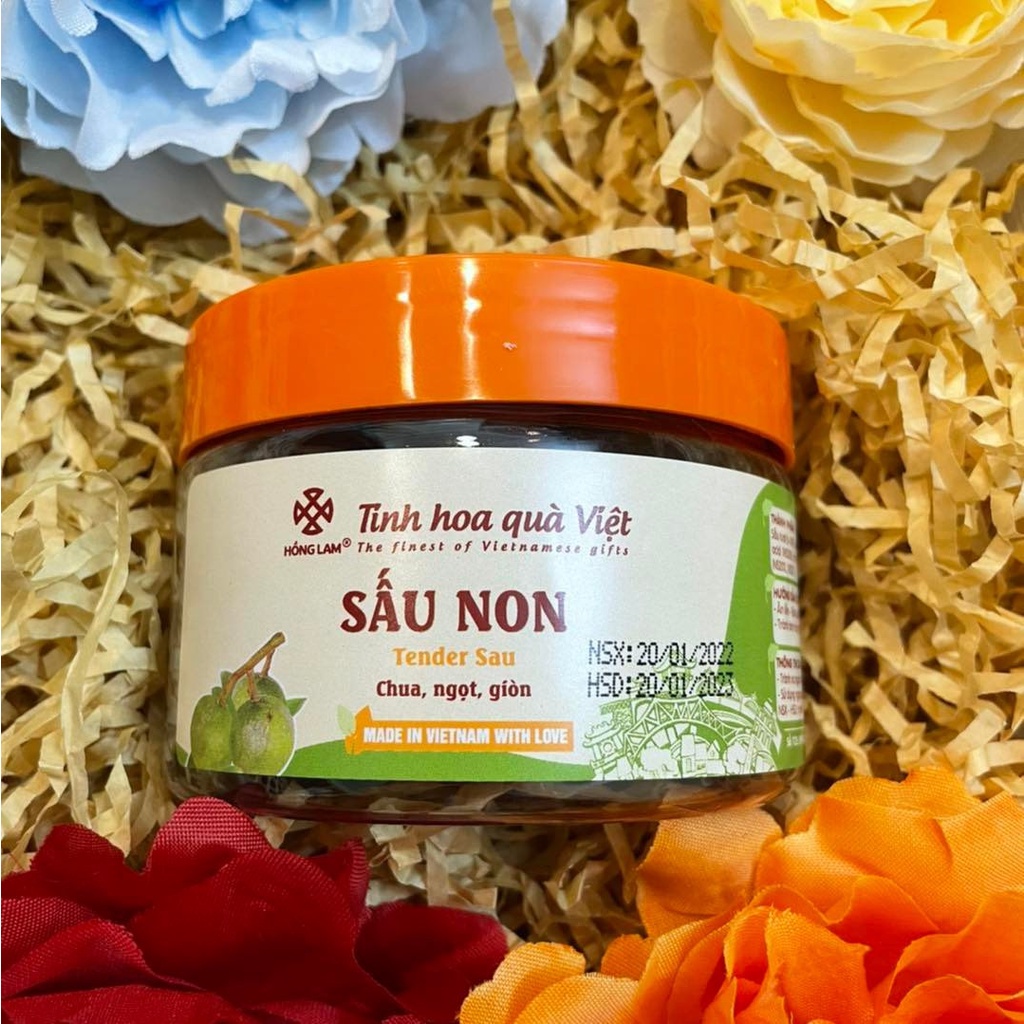 Sấu Non Chua Ngọt Ô Mai Hồng Lam