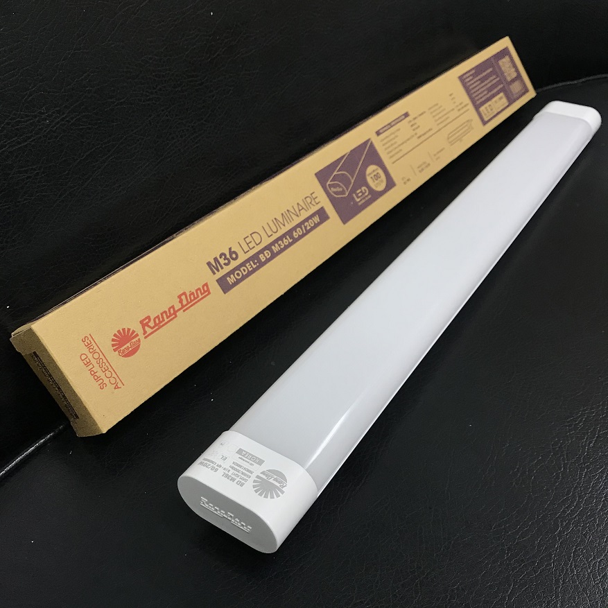 Bộ đèn led M36 20w Rạng Đông tuýp thanh