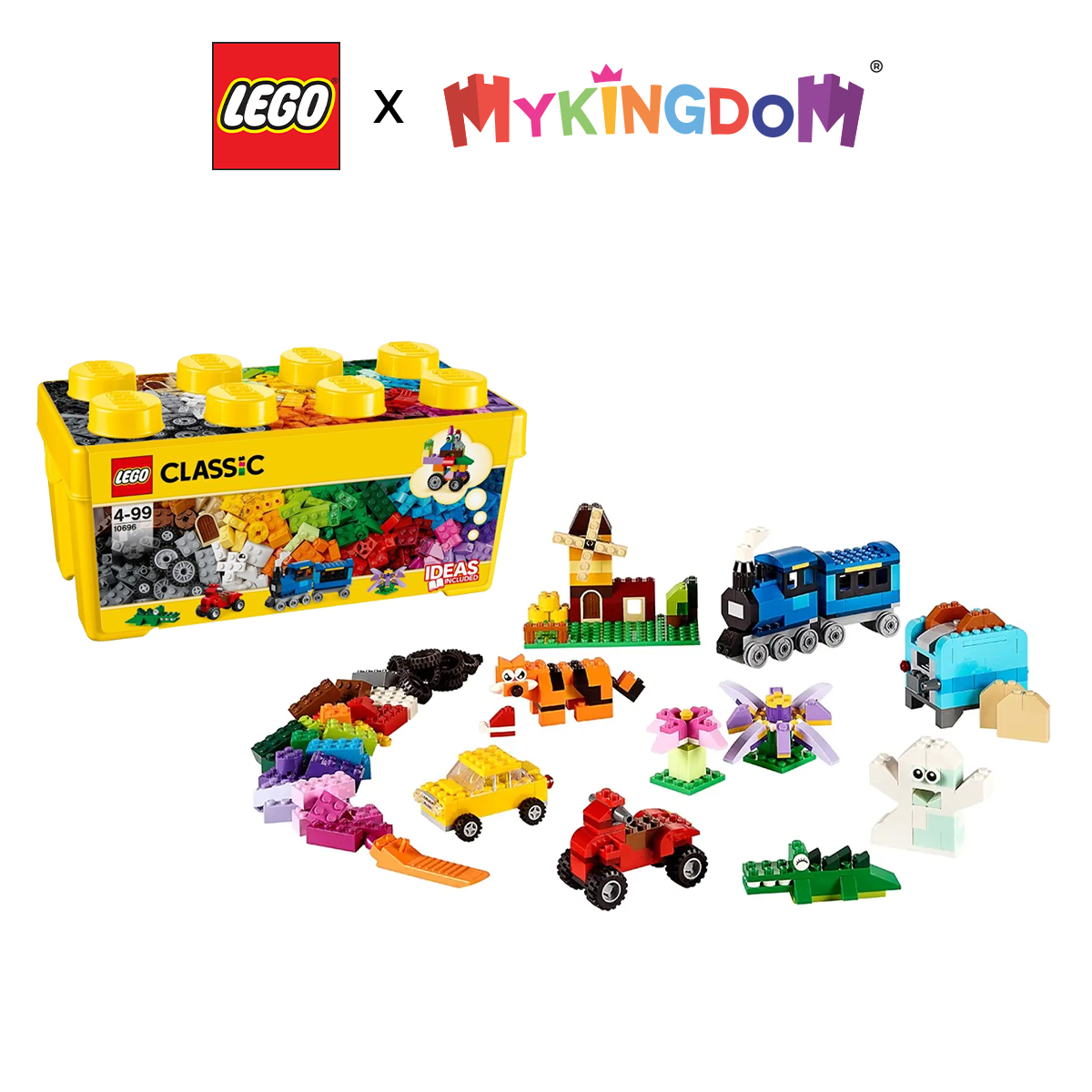 Bộ xếp hình Thùng gạch trung classic sáng tạo Lego 10696