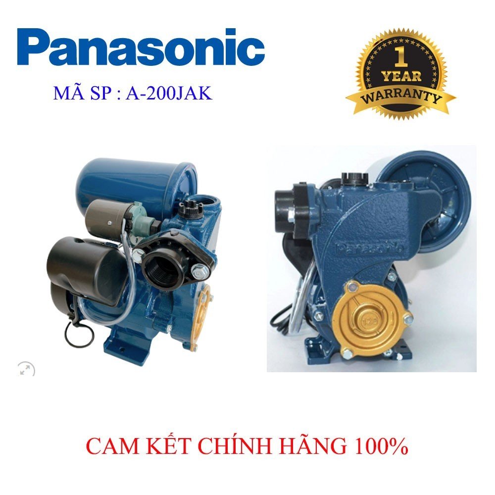 MÁY BƠM TĂNG ÁP PANASONIC 200W - A-200JAK