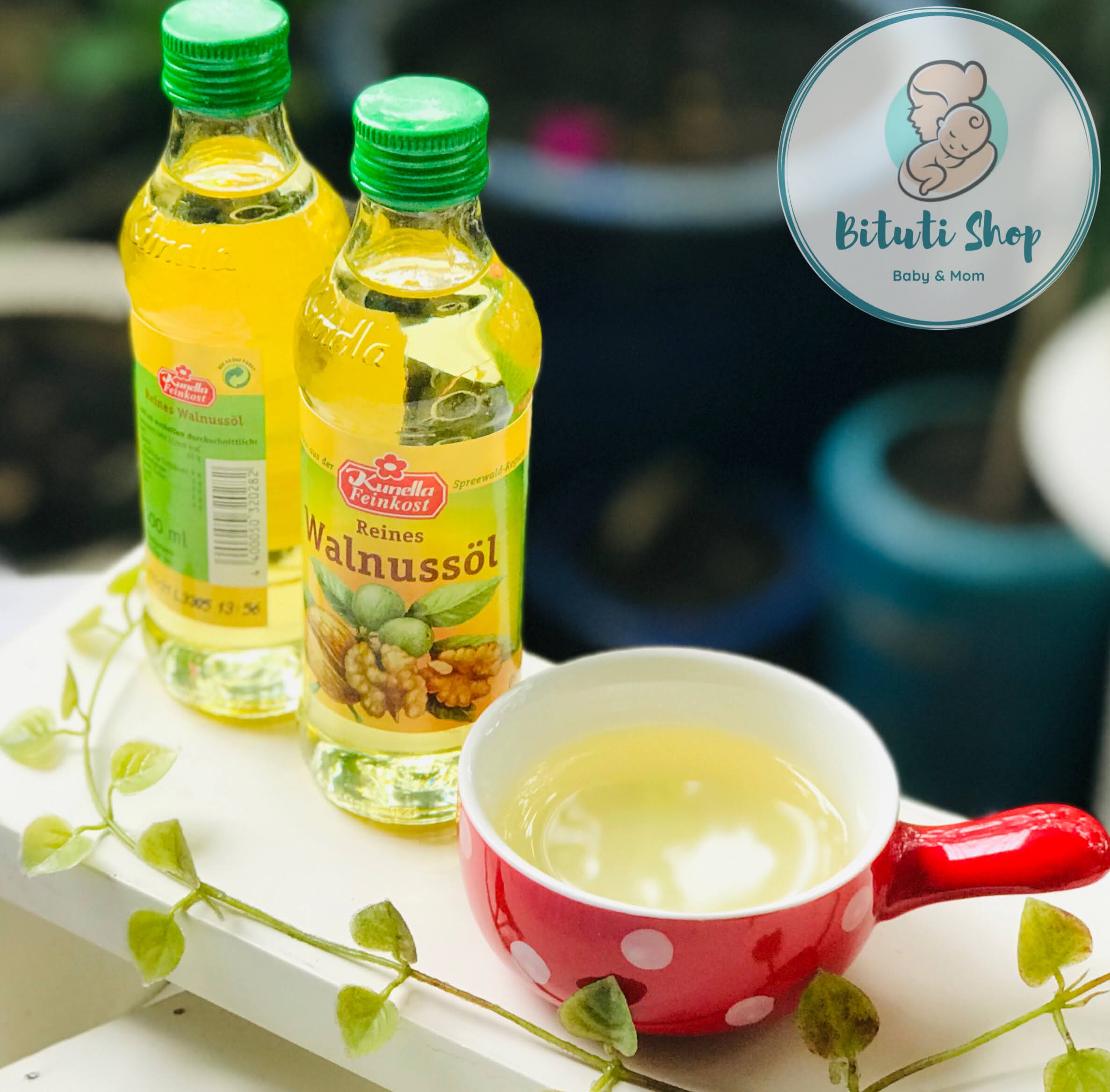 Dầu Óc Chó Kunella Đức cho bé ăn dặm từ 6 tháng