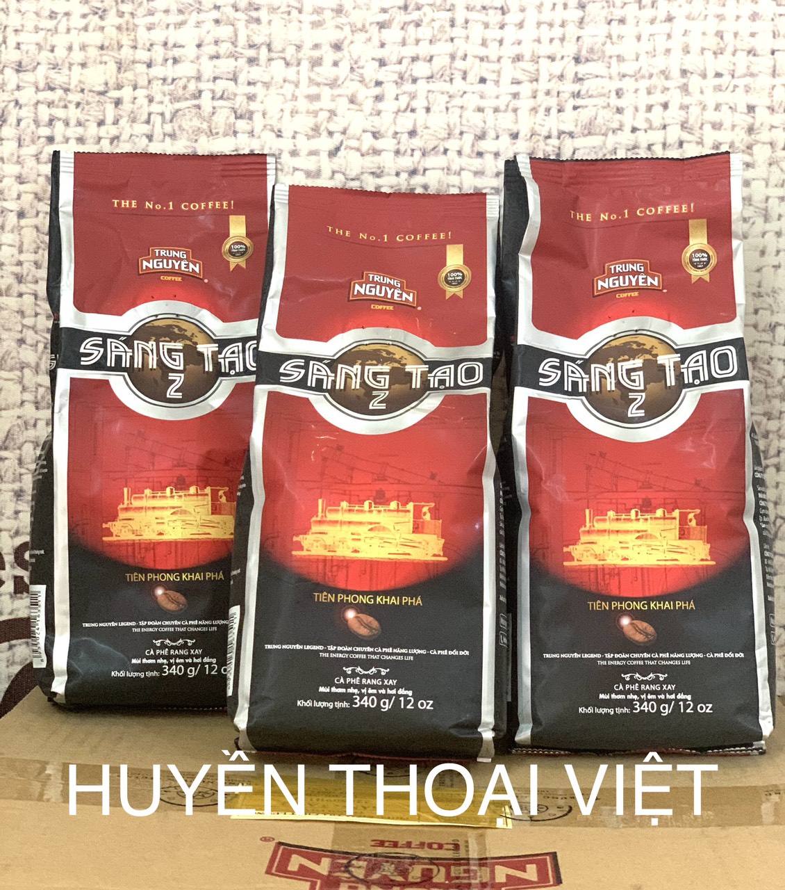 ( COMBO 3 TÚI) Cà phê SÁNG TẠO 2 Trung Nguyên( Túi 340gam)