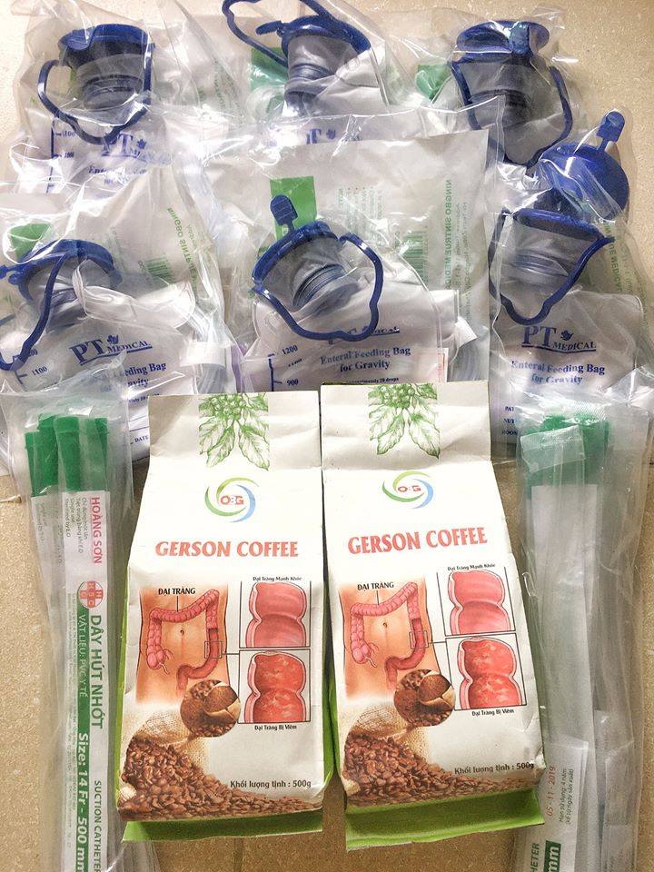 CAFE THẢI ĐỘC ĐẠI TRÀNG GERSON