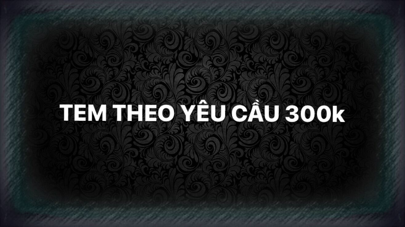 Tem rời đặt in theo yêu cầu của khách