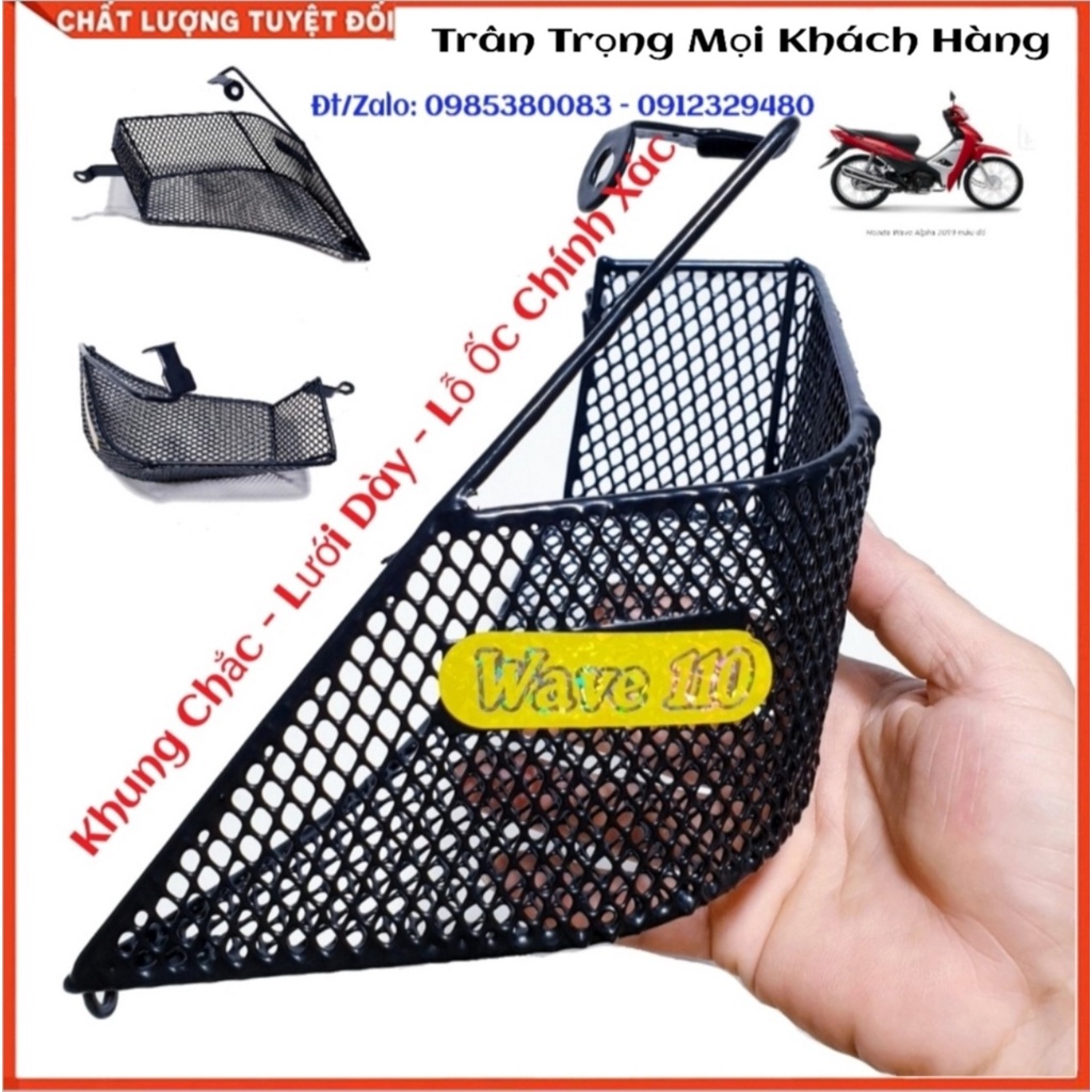 Rổ Hông Xe Wave 110 Như Wave A 2017 - 2021 Bền Đẹp, Tiện Lợi, Chắc Chắn (Ảnh Tự Chụp)