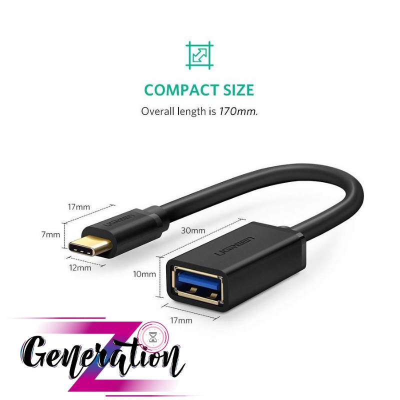 Cáp OTG USB Type C to USB 3.0 Ugreen 30701