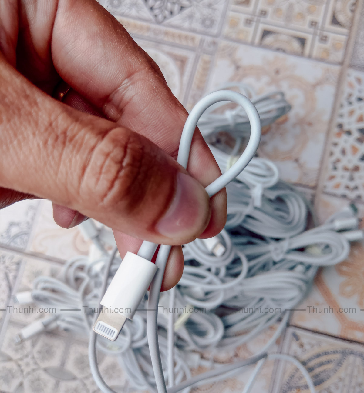 Cáp sạc cho iPhone, iPad, Cáp Lightning chính hãng, USB-C - Lightning (1m)