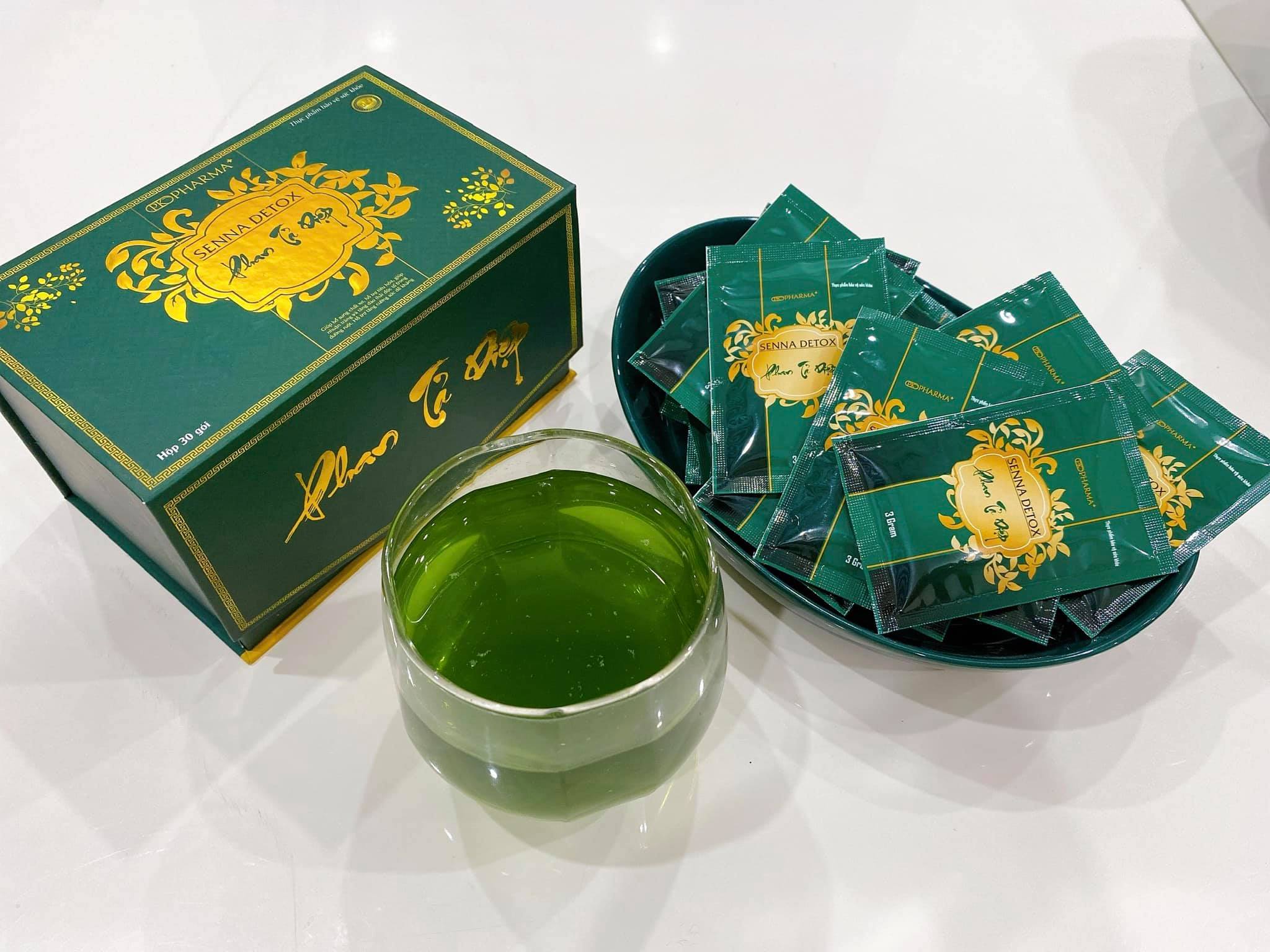 [30 gói] Phan Tả Diệp Senna Detox Thải Độc Ruột PK Pharma