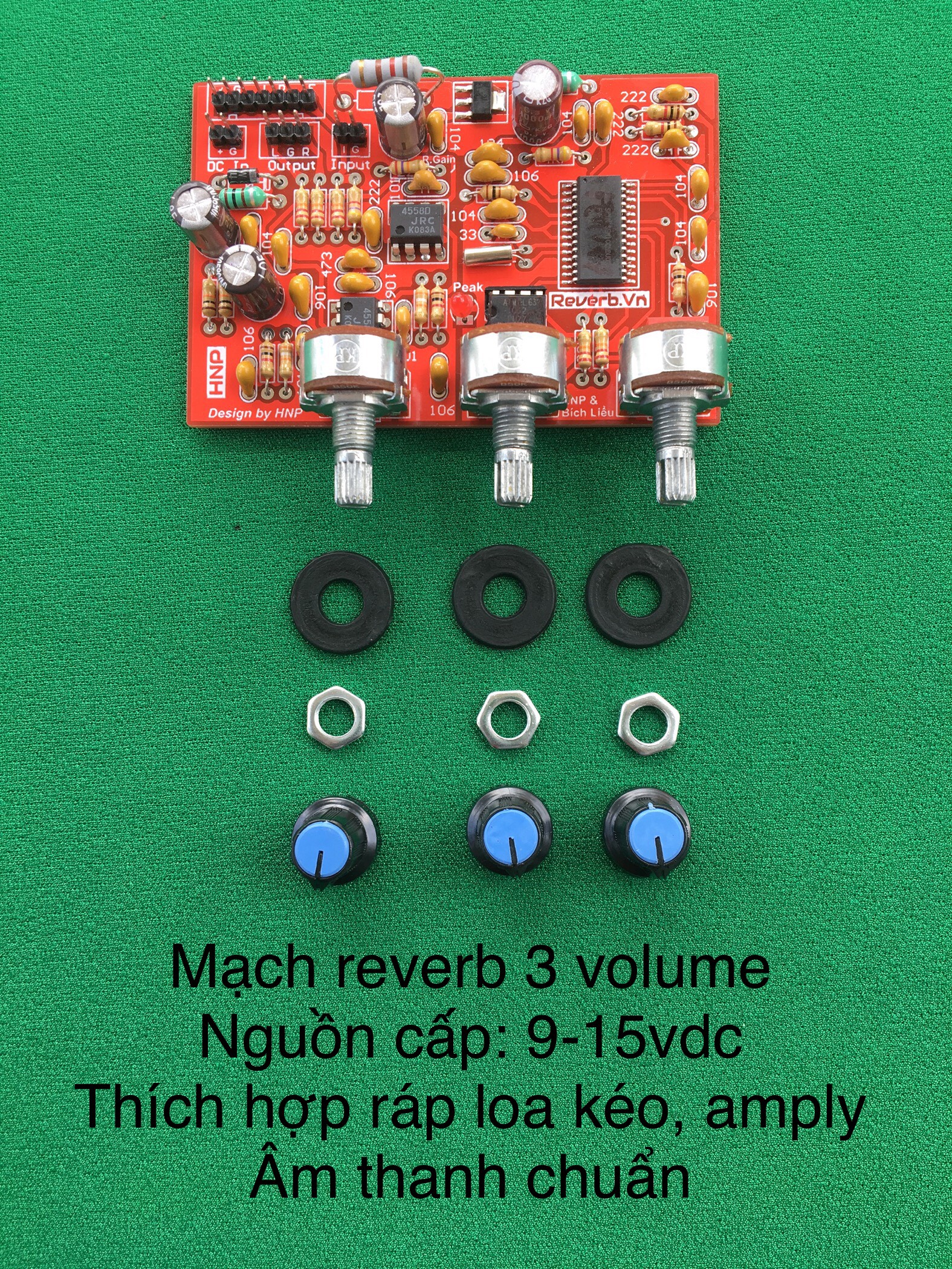 Mạch Reverb 3 volume