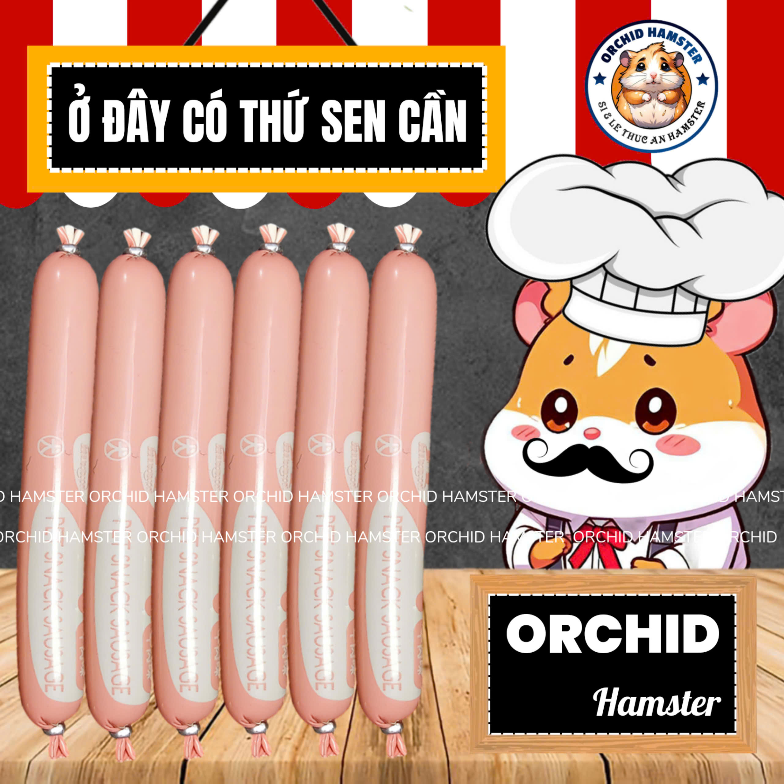 Xúc Xích Bổ Sung Đạm Cho Hamster/Sóc/Nhím Và Thú Nhỏ