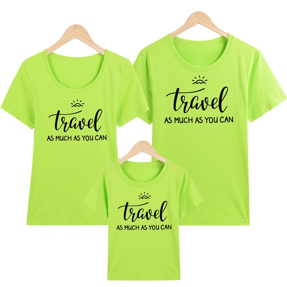 [HCM]Áo Thun Gia Đình in chữ Travel EGDM49 Thương Hiệu Elsa