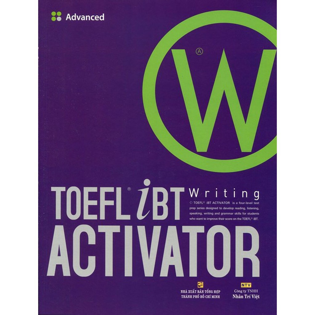 NS Minh Tâm - Sách - TOEFL iBT Activator Writing Advanced (Kèm CD)