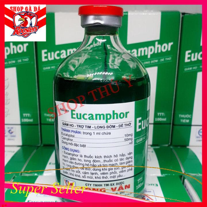 Eucamphor Giảm Ho, Trợ Tim, Long Đờm Dễ Thở Chai 100 ml