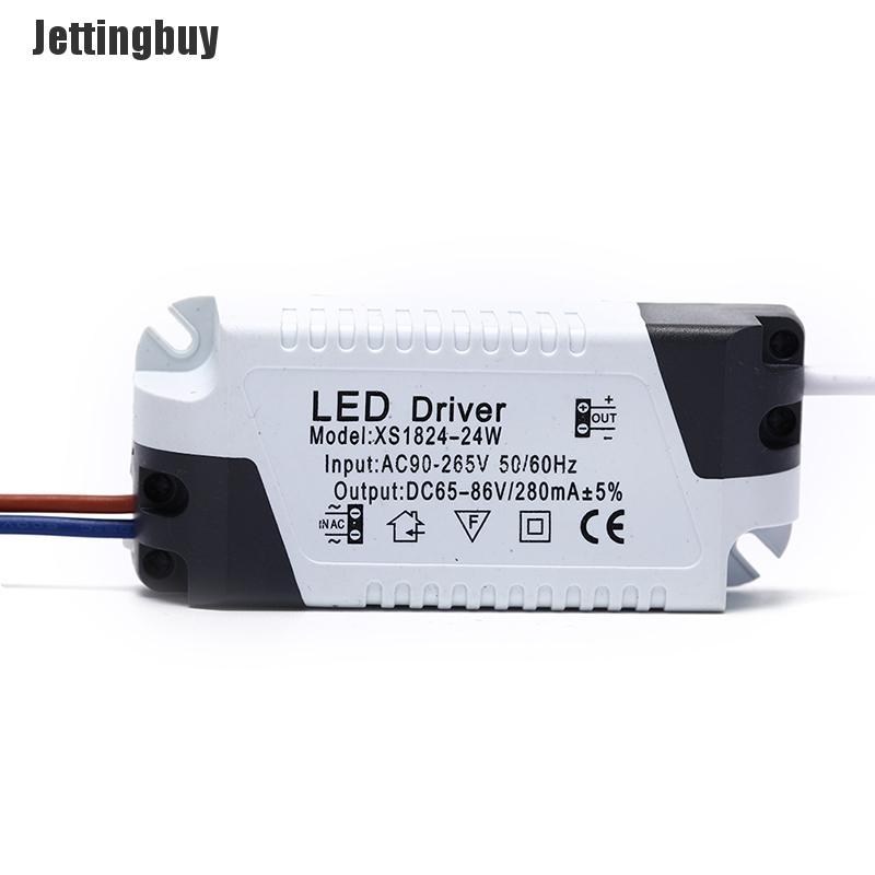 Jettingbuy LED driver LED light transformer power supply adapter for led lamp/bulb plastic