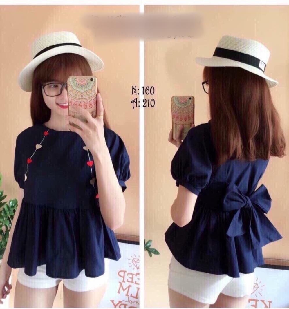 Áo kiểu peplum nữ siêu xinh