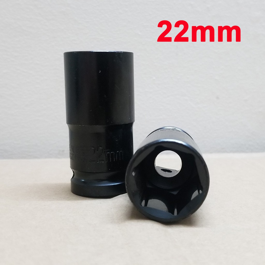 Đầu khẩu 1/2 22mm vặn bulong , đầu bulong, đầu tiếp, đầu điếu.
