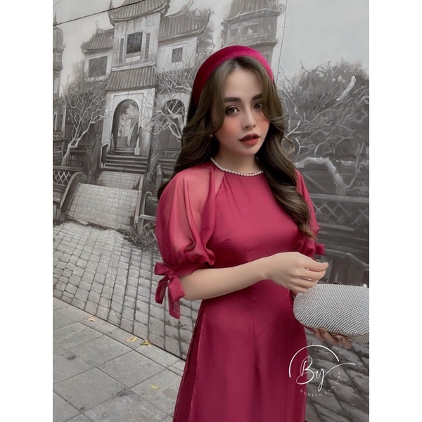 ÁO DÀI CÁCH TÂN TAY NƠ