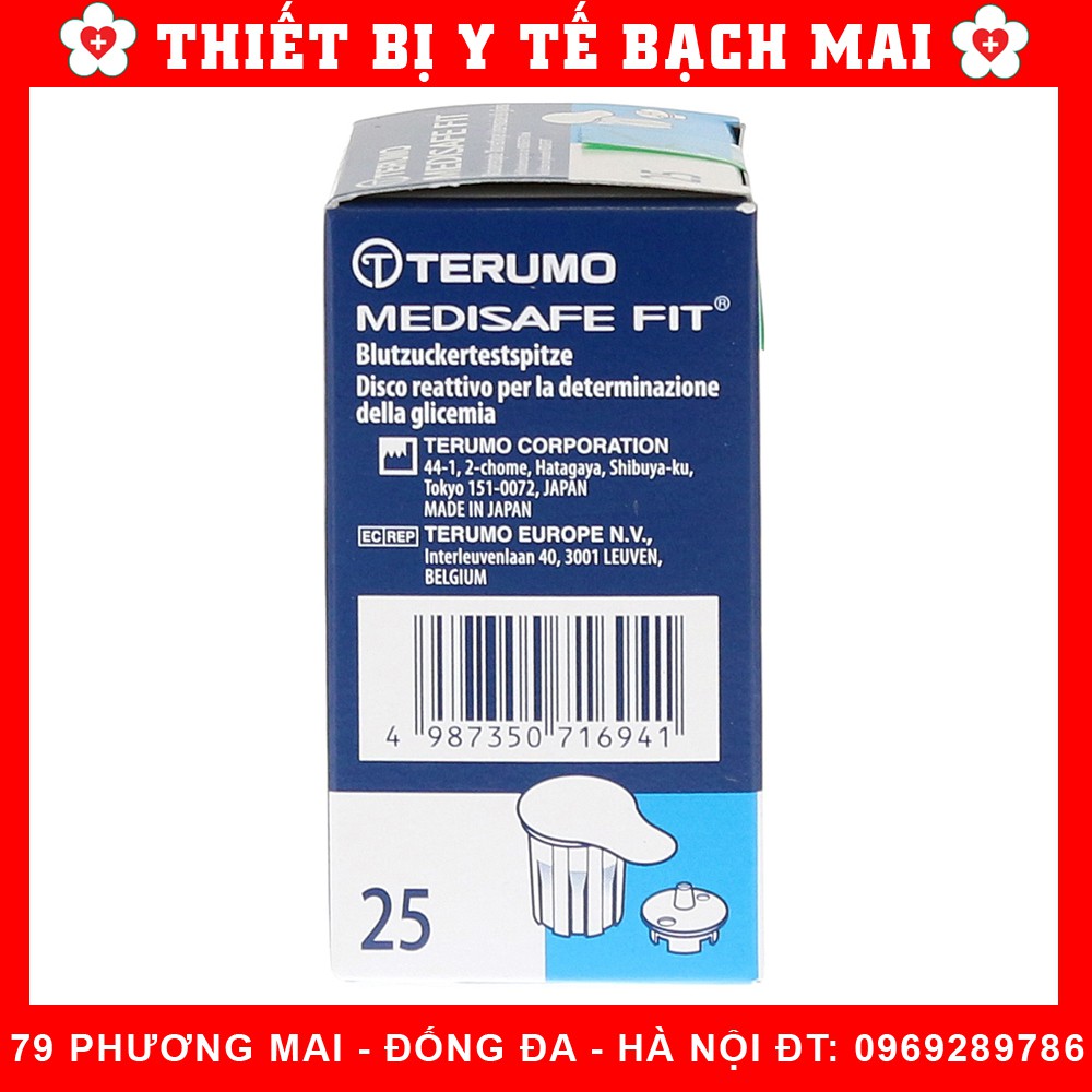 QUE THỬ ĐƯỜNG HUYẾT TERUMO MEDISAFE FIT [HỘP 30 QUE]