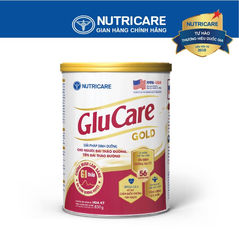 Sữa bột Glucare Gold dành cho người tiểu đường (900g)
