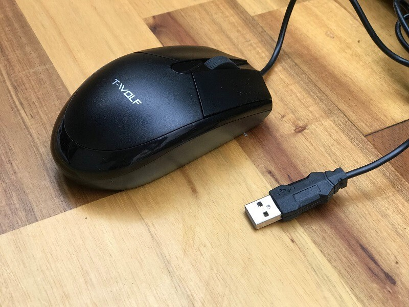 Mouse T - Wolf  V3 Led Game Có Dây Cổng Usb