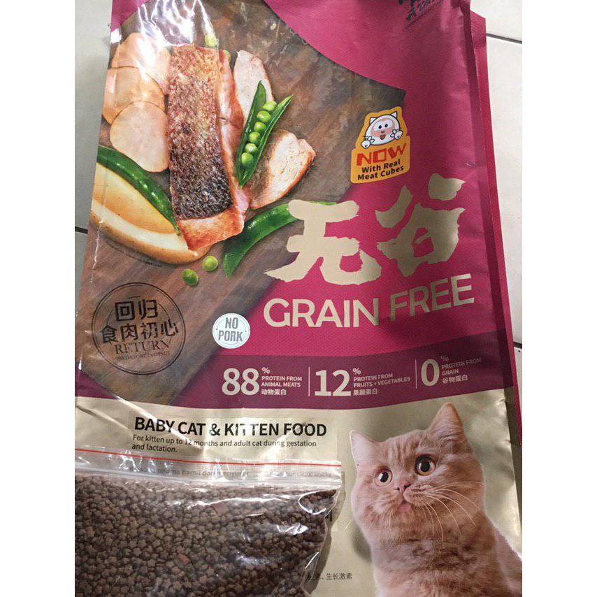 Thức Ăn Hạt Kitchen (Grain Free) Cho Mèo Mọi Lứa Tuổi - [Nông Trại Thú Cưng]