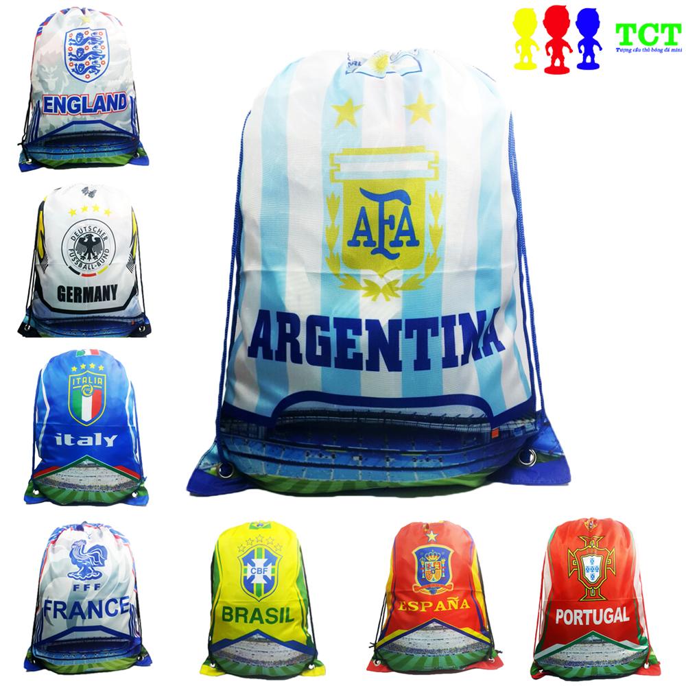 Túi rút balo đội tuyển quốc gia Euro Worldcup đựng giày đá banh(bóng), sách vở tài liệu