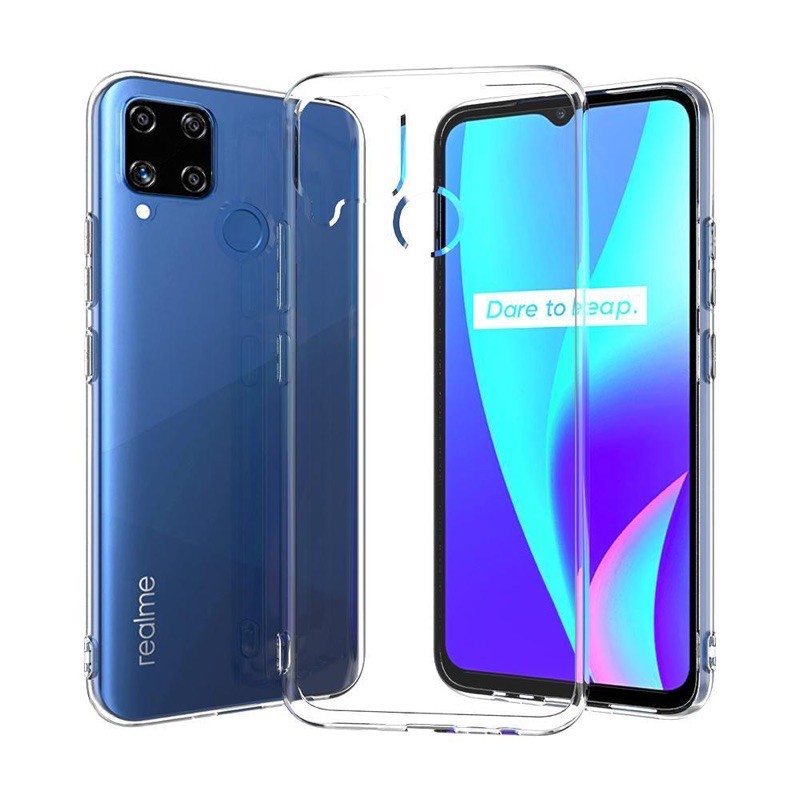 Ốp dẻo trong suốt Realme C15 (Hàng loại A)