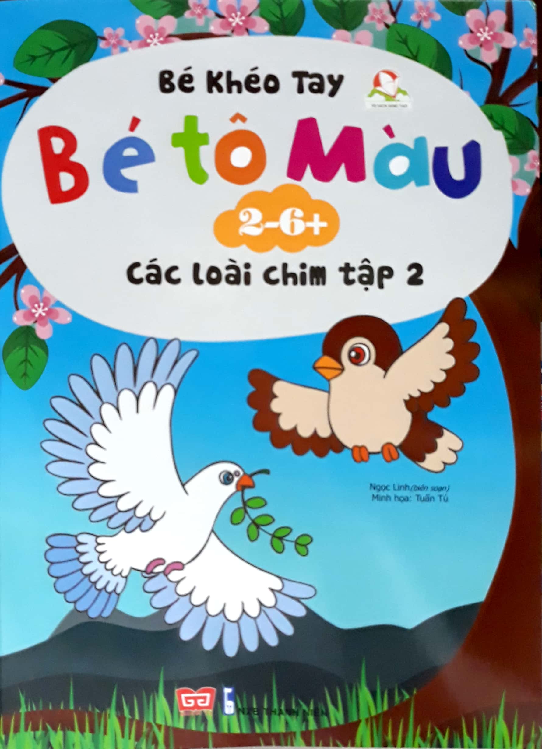 Fahasa - bé tô màu - các loài chim - tập 2