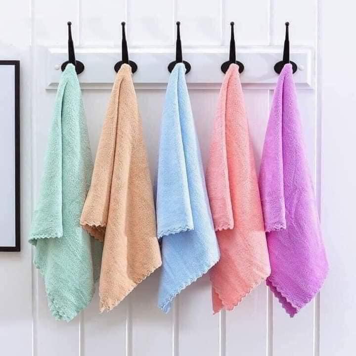 Khăn mặt xuất hàn trơn siêu thấm ( 1 cái)