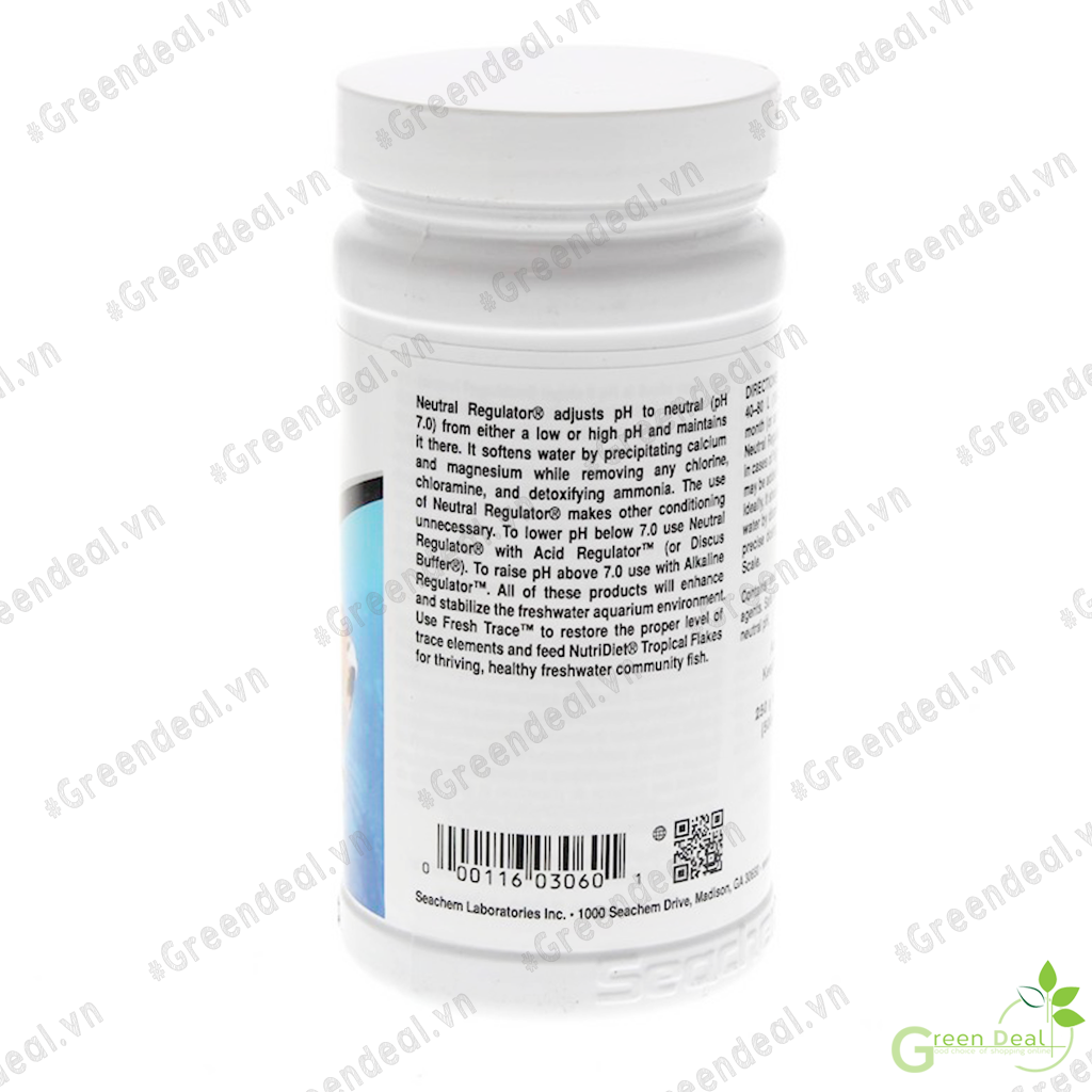[Tem Sicavi] SEACHEM - Neutral Regulator (Hộp 250 gram) | Ổn định pH 7.0 cho nước hồ cá thủy sinh