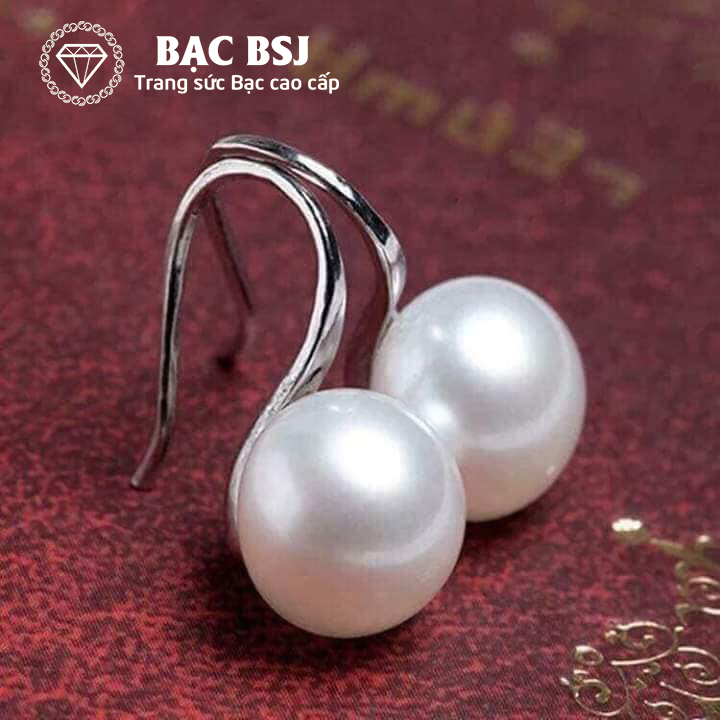 Bông tai nữ Bạc cao cấp. Bạc BSJ - BTNU01
