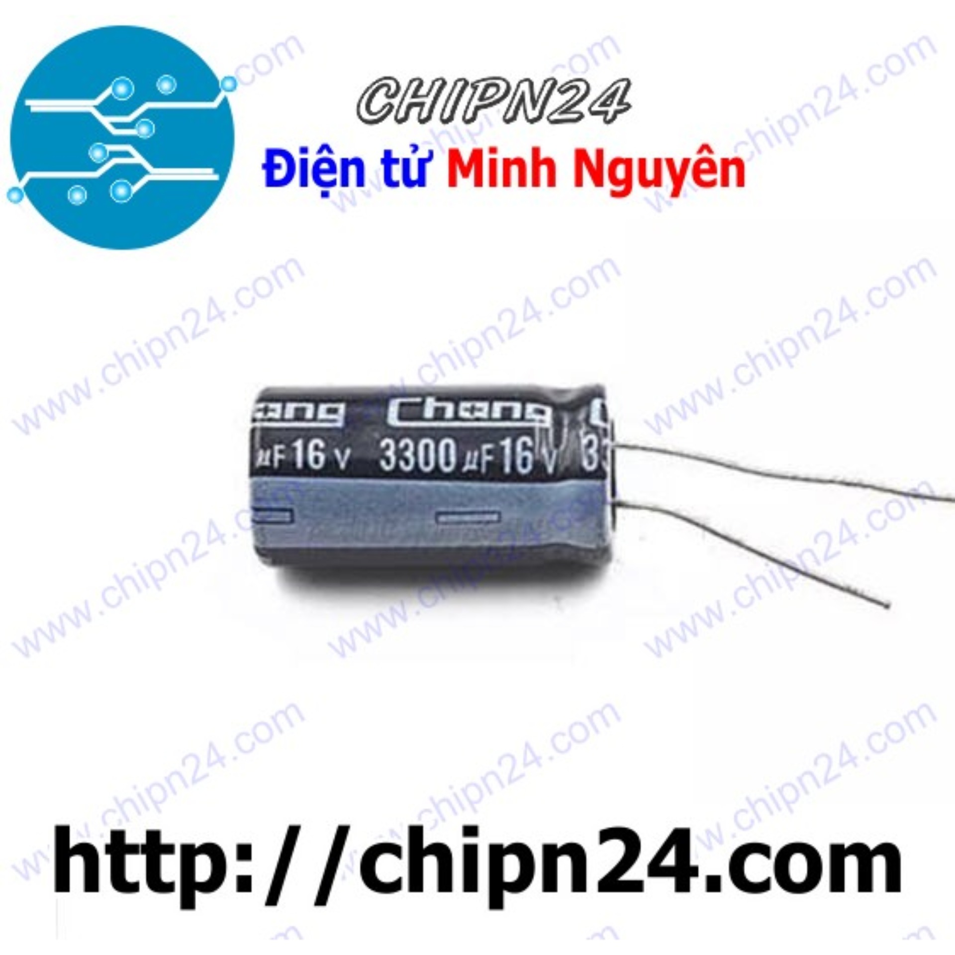 Tụ hóa 3,300uf 16v