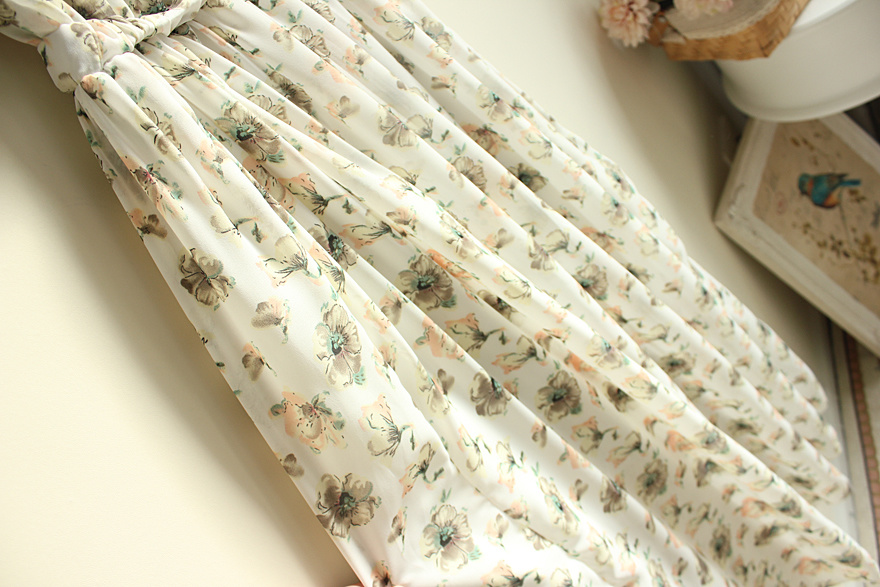 Đầm voan retro duyên dáng