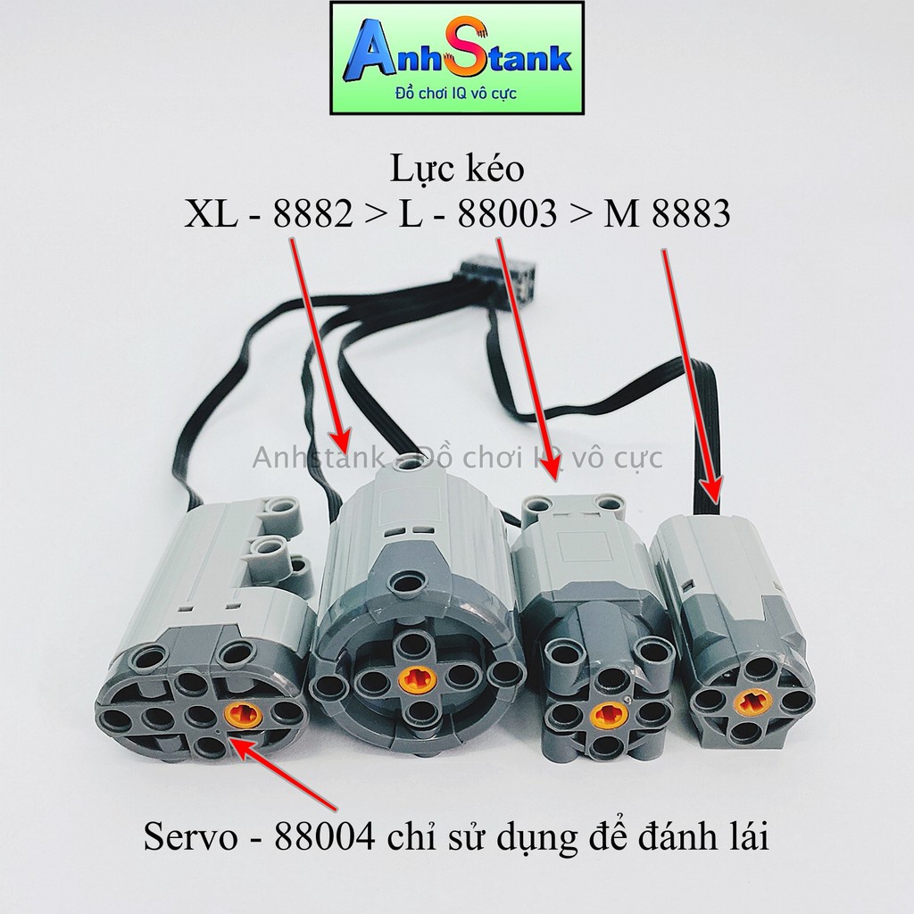 Motor đồ chơi Cỡ L 88003 Tương Thích 9686-Technic-Education