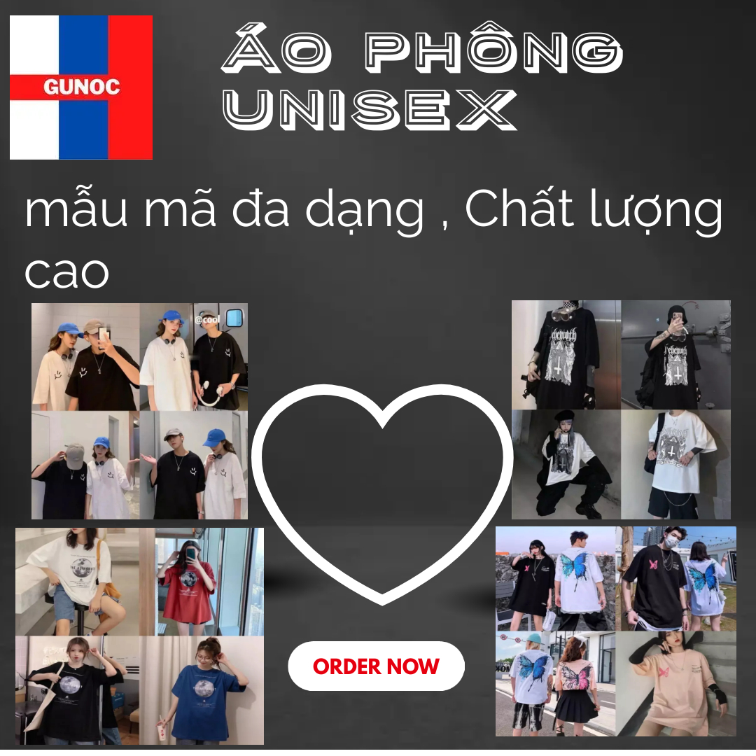 GUNOC - Áo thun nam nữ Unisex