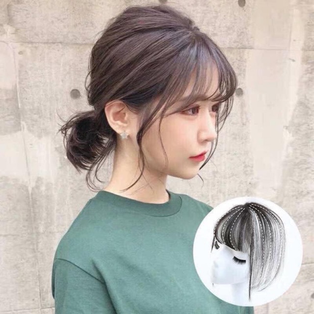 TÓC GIẢ MÁI THƯA 3D CHUYÊN DÙNG CHO TÓC BUỘC