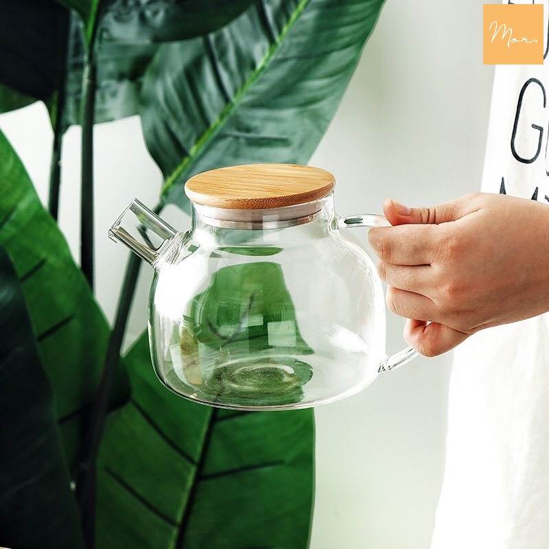 Bộ ấm trà thủy tinh - 1000ml
